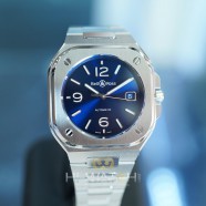 Bell & Ross BR-05 Automatic Blue Sunray Dial 40 mm Ref.BR05A-BLU-ST/SST (12/2023)