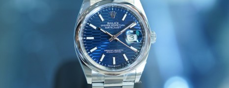 NEW!!! Rolex Datejust Blue Motif Dial 36 mm Ref.126200 (NEW Thai AD 07/2023)