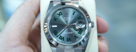 Rolex Datejust 41 Slate Grey Roman (Wimbledon) Dial 41 mm Ref.126300 (12/2022)