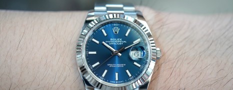 Rolex Datejust 41 WG Bezel Blue Dial 41 mm Ref.126334 (02/2022)