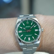 NEW!!! Rolex Oyster Perpetual Green Dial 41 mm REF.124300 (NEW Thai AD 10/2024)