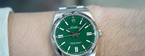 NEW!!! Rolex Oyster Perpetual Green Dial 41 mm REF.124300 (NEW Thai AD 10/2024)