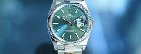 NEW!!! Rolex Datejust Mint Green Dial 36 mm Ref.126200 (NEW 04/2024)