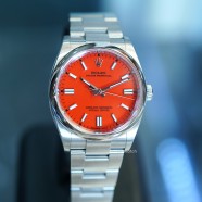 Rolex Oyster Perpetual Coral Red Dial 36 mm REF.126000 (01/2021)