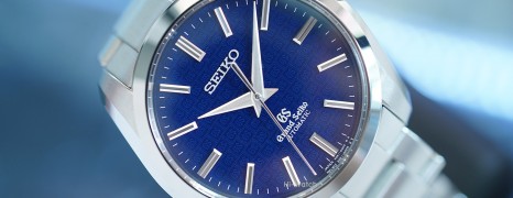 Grand Seiko SBGR097 Rectangular Blue GS Graphic “55th Anniversary Limited Edition” (2015)