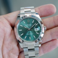 NEW!!! Rolex Datejust 41 Mint Green Dial 41 mm Ref.126300 (NOS 06/2023)